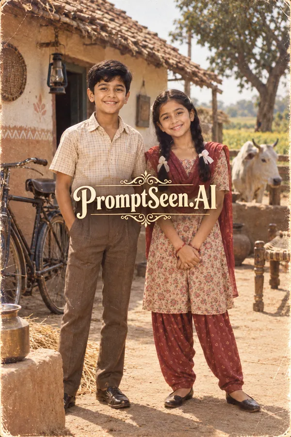 80s Indian Village Life Style