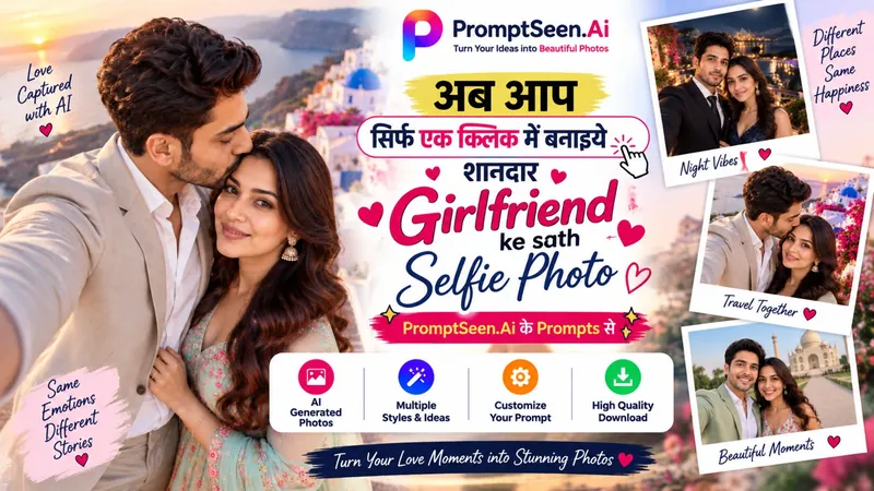 Selfie With Girlfriend – Couple AI Photo Prompts
