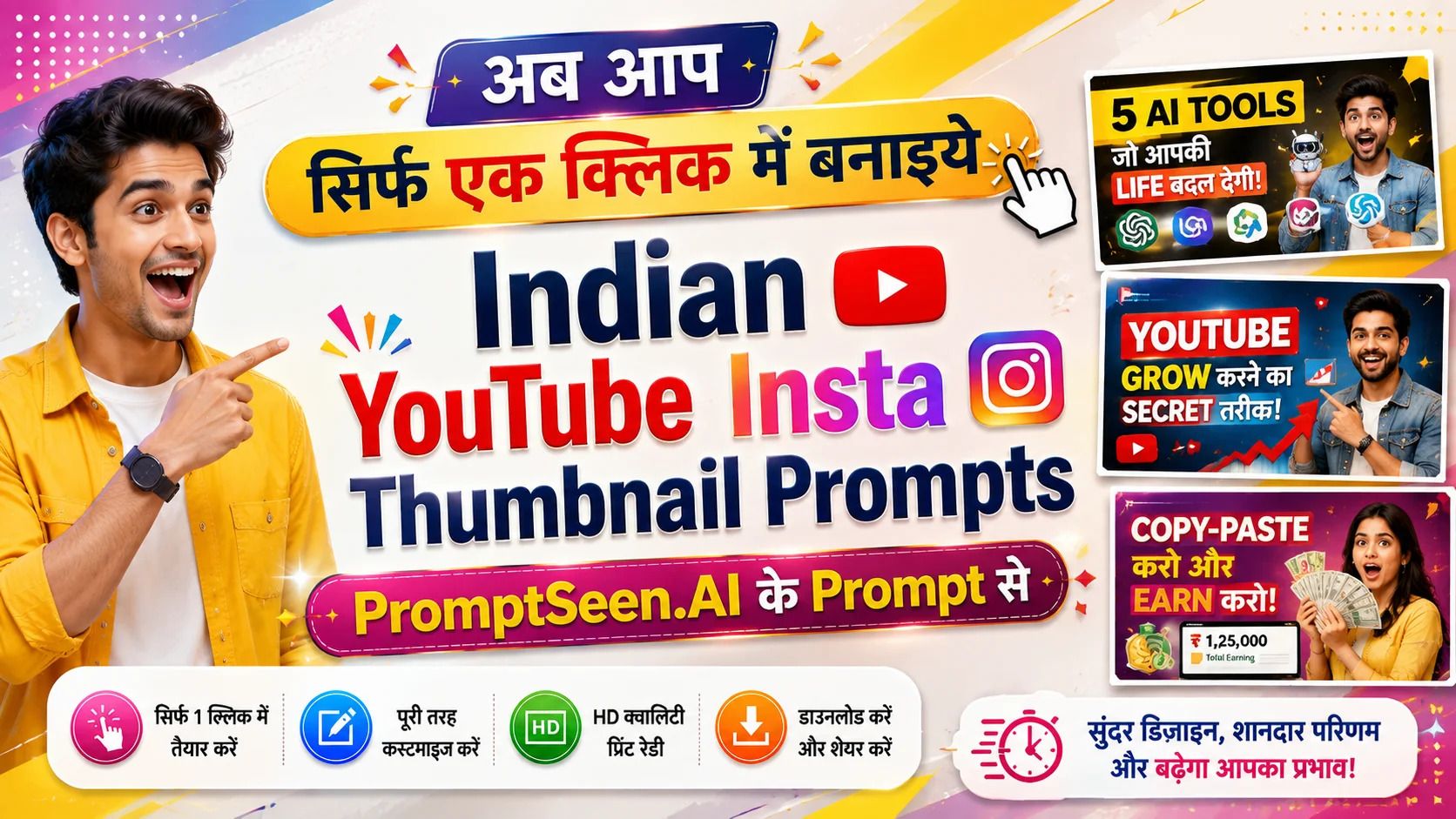 Indian YouTube Thumbnail Prompts 2026