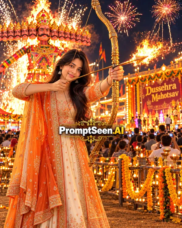 Flaming Arrow Vijaya Photo Prompt