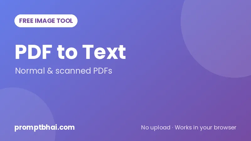 PDF to Text Converter