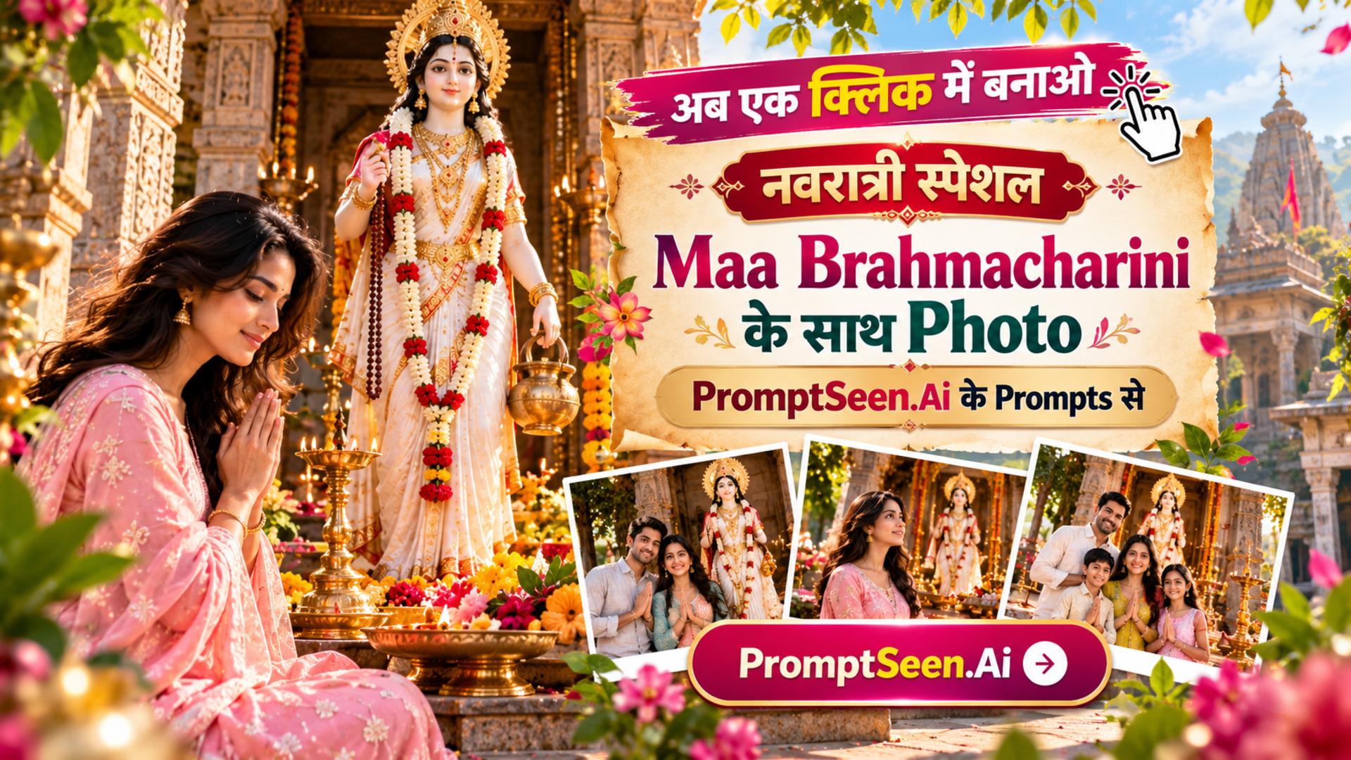 Maa Brahmacharini AI Photo Prompts