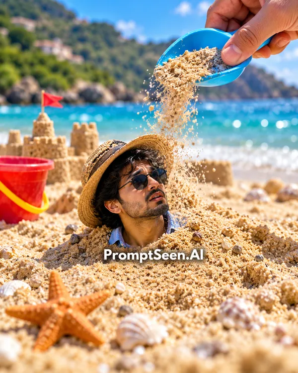 Ret Mein Dabe Hue Scoop Miniature Prompt