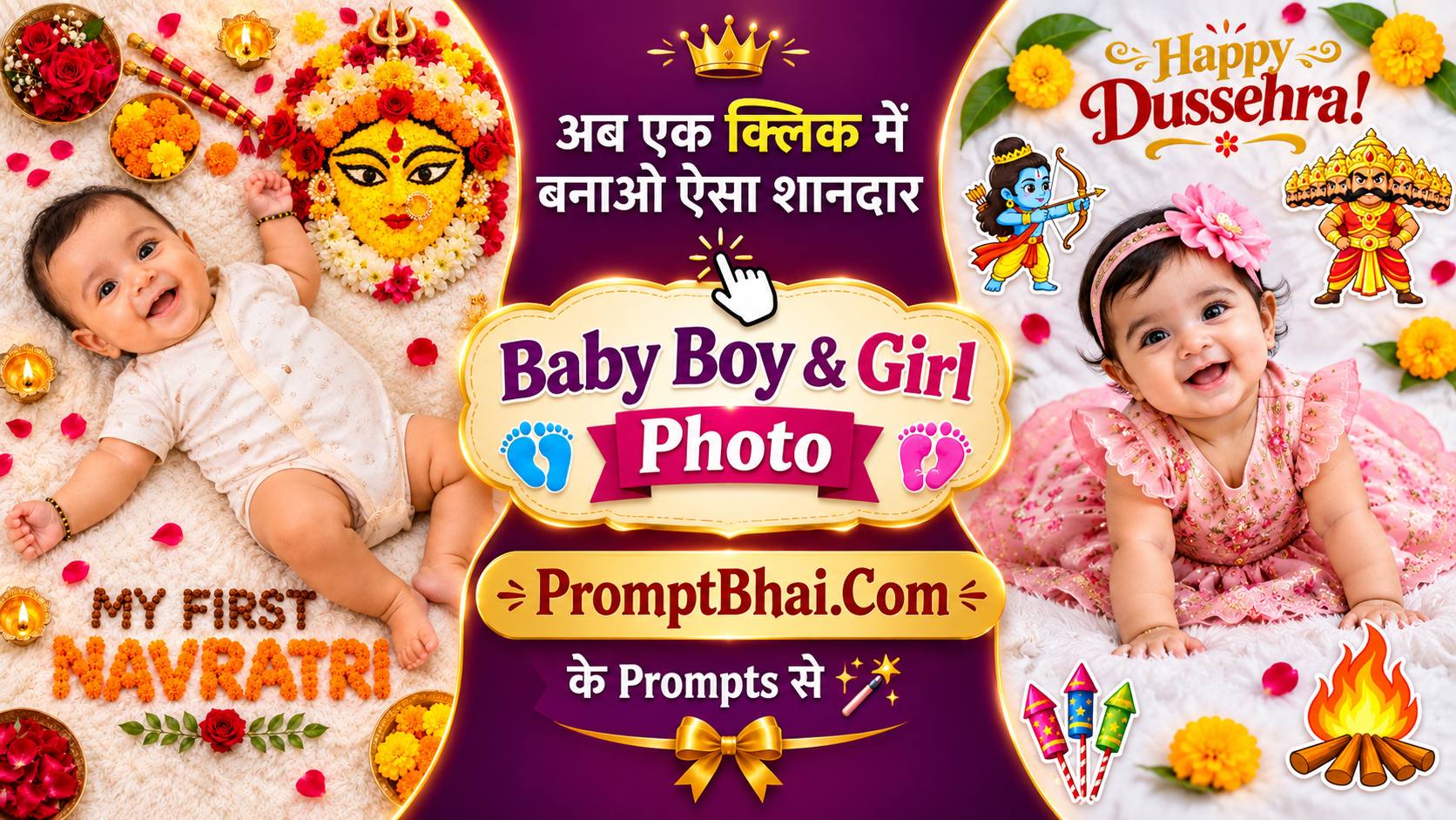 Trending Baby Boy & Girl AI Photo Prompts Collection