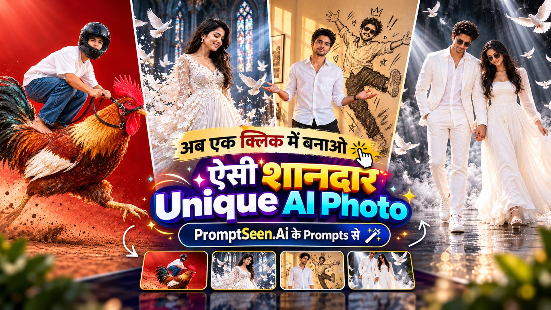 Unique AI Photo Editing Prompts for Boys, Girls & Couples