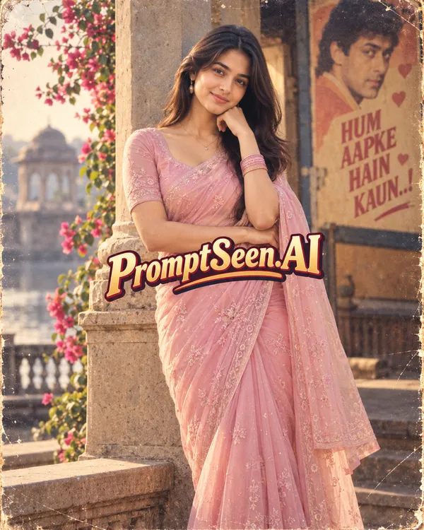 90s Bollywood Heroine Glamour