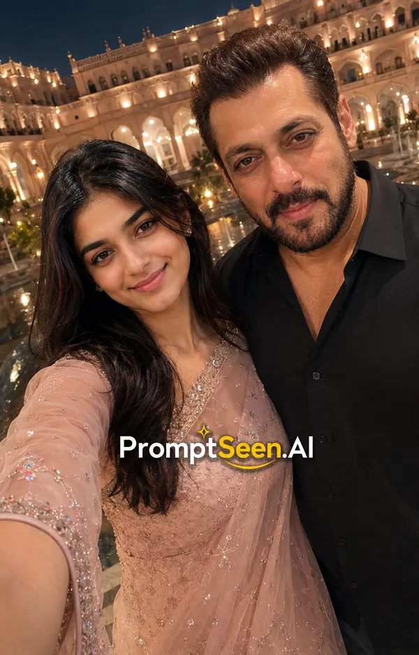 Salman Khan Royal Palace Evening Selfie