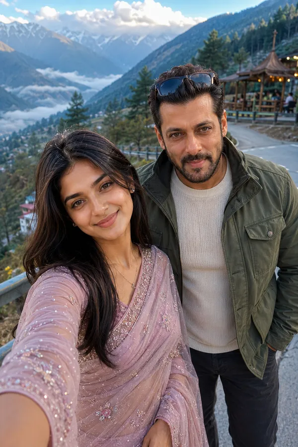 Salman Khan Mountain Selfie
