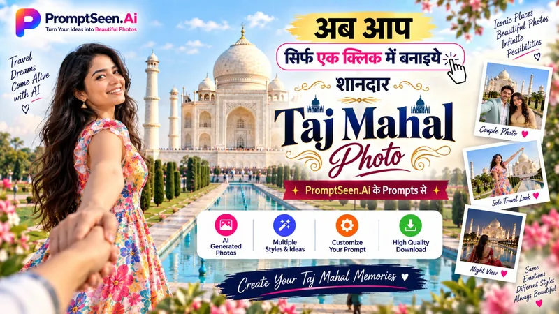 AI Photo Editing Prompts for Taj Mahal 2026