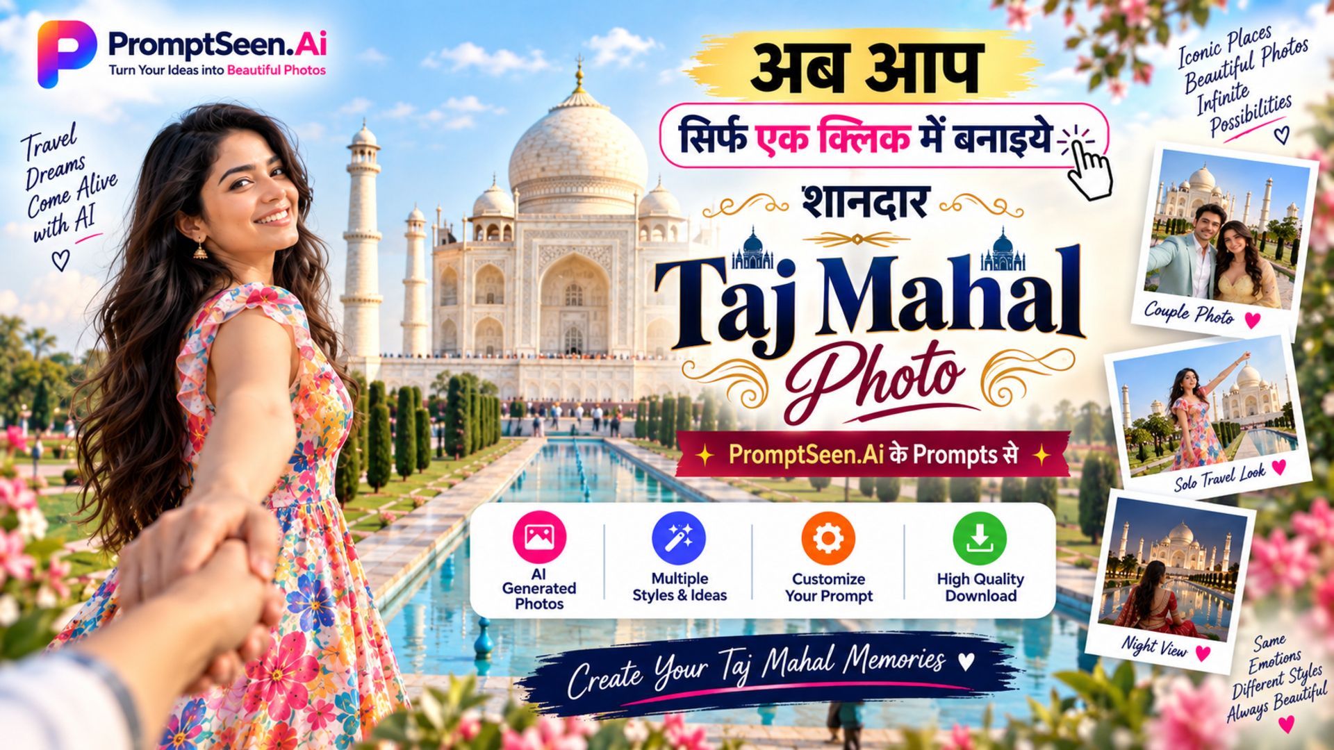 AI Photo Editing Prompts for Taj Mahal 2026