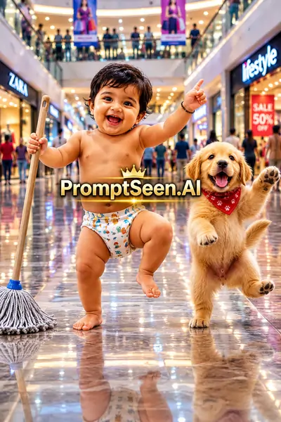 Video Prompt For Gemini Baby Bhangra