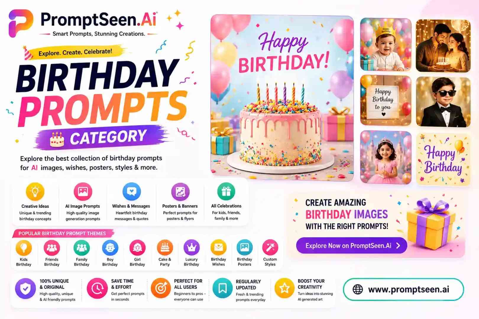Free AI Birthday Prompts and Portraits