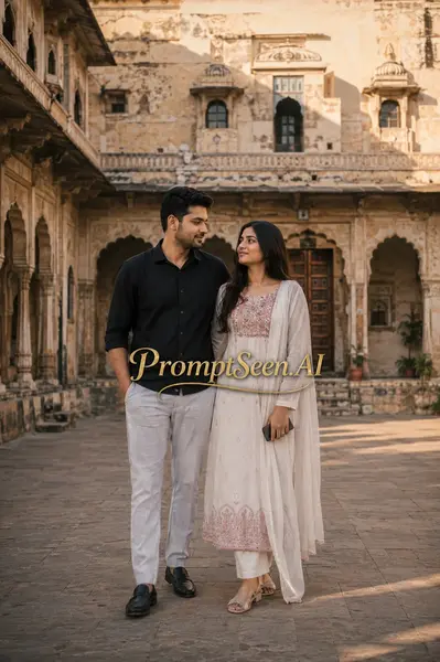 Comatozze Palace Modern Couple Royal Courtyard