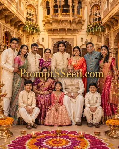Heritage Haveli Family Portrait