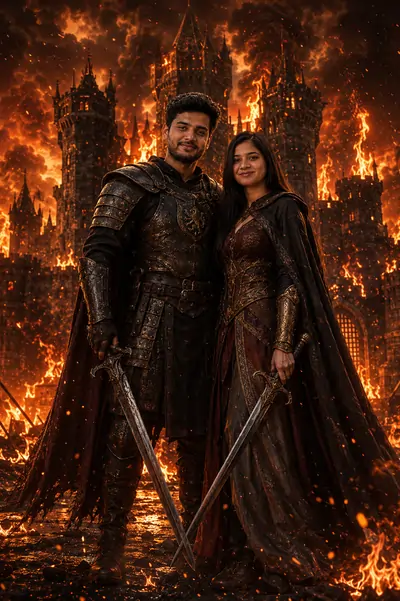 Castle of Fire Fantasy Realism