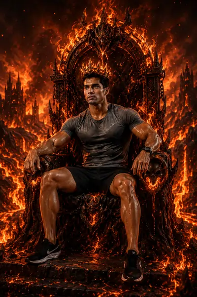 Apocalypse King Lava Throne Prompt