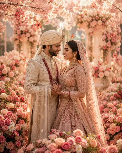 Floral Garden Wedding Photography