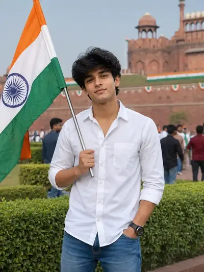 Tiranga Flag Natural Outdoor