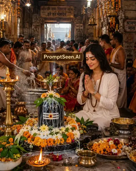 Sawan Shivling Puja Cinematic Realism