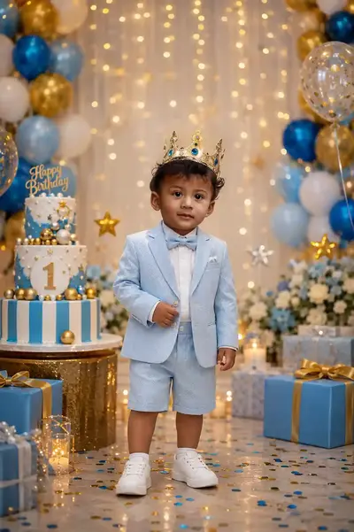 Indian Royal Birthday Photoshoot Sample