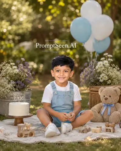 Dreamy White & Gold Birthday Sample