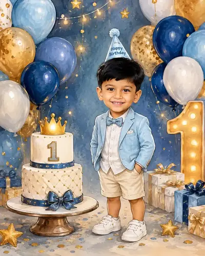 Outdoor Garden First Birthday Sample