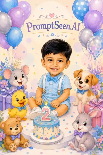 Gifterman Style Birthday Invitation Sample