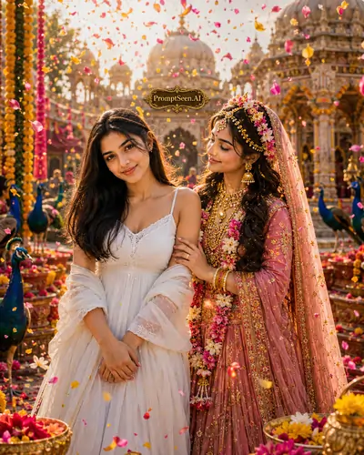 Vrindavan Festival Celebration Prompt