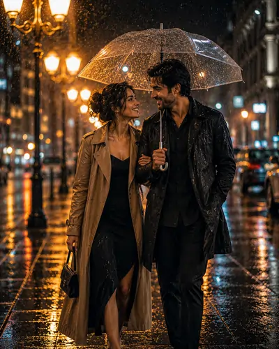 Rainy Street Love Story Prompt