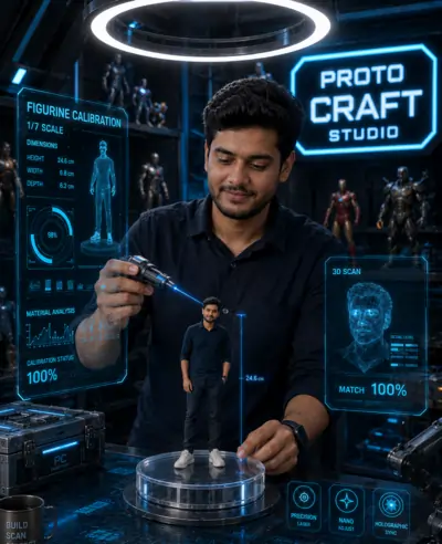 Sci-Fi Hologram Workshop Miniature Figure