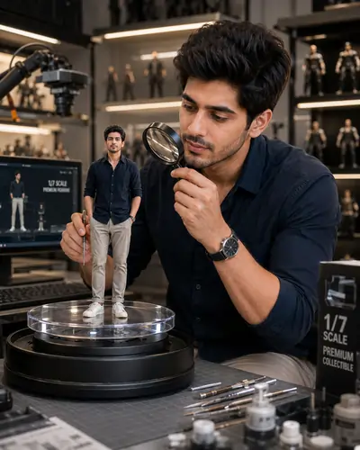 Toy Factory Inspection Miniature Figure